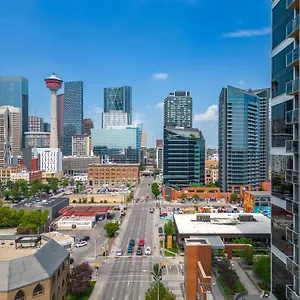 Apartment City Centre Retreat - 1br With Desk, Calgary